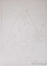 Rysunek techniczny 2D złożeniowy, aksonometryczny i CAD - 3