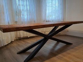 Stół że starego drewna - 3