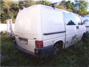 Syndyk sprzeda auto dostawcze Volkswagen Transporter, 1999 r - 3