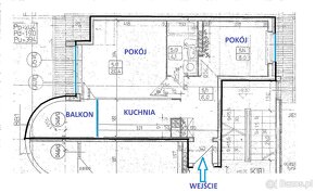 Sprzedam mieszkanie 46,5 m2 ul. Jesionowa. Mieszkanie 2 pok - 4