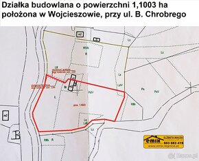 Dwie działki budowlane. Razem, osobno. Łącznie 2 ha. - 4