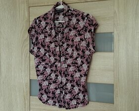 BLUZKA w kwiaty, firmy Dorothy Perkins, rozm. 40, haftki - 4