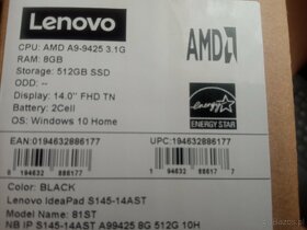 Laptop lenovo S 145- 14 ast - 4