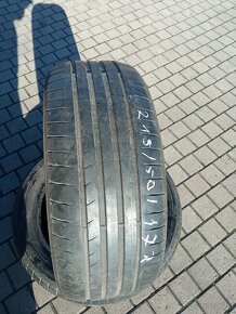 OPONY DUNLOP 215/50/17 r sport blurespnsa bieżnik ok 7 mm ro - 5