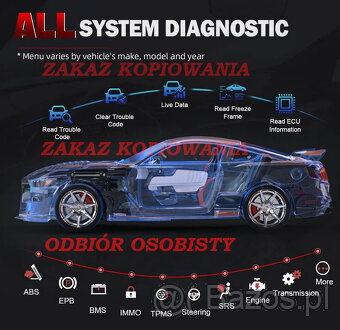 SKANER DIAGNOSTYCZNY XTOOL IP608, FULL SYSTEM DIAGNOSTICS - 5