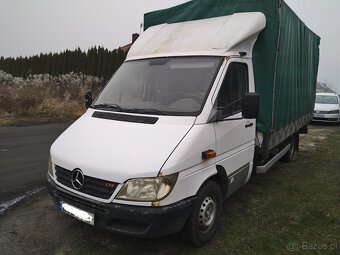 mercedes sprinter 2.7 cdi skrzynia paka plandeka - 5