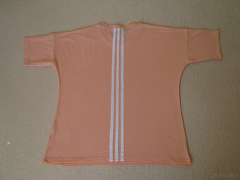 T-shirt, koszulka sportowa Adidas brzoskwiniowa rozm. M - 5