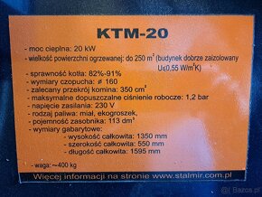 Kompletna kotłownia Piec Palnik Sterownik Podajnik Pellet - 6