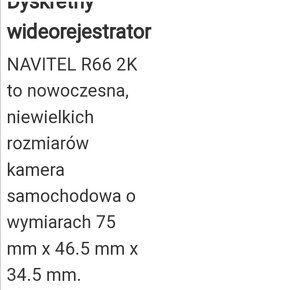 Wideo rejestrator Navitel R66 2K - 6