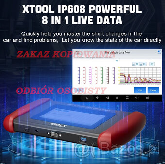 SKANER DIAGNOSTYCZNY XTOOL IP608, FULL SYSTEM DIAGNOSTICS - 6