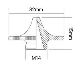 Dysza podwójna chromowana Raytools Typ B - 6