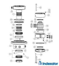 Części do obrotu rotator Indexator - 6