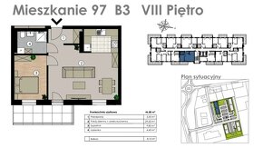 2 pokoje, 47m2, balkon, VIII p., winda,umeblowane,Podmiejska - 7