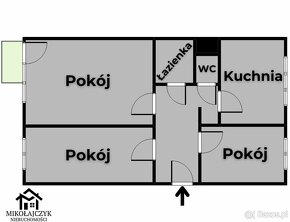 3 oddzielne pokoje / ul. Wajdy 1 / 48 m2 / parking - 8