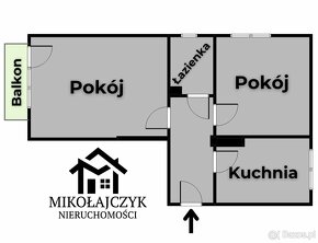 2 pokoje / ul. Bema / 2 piętro / 48 m2 - 9